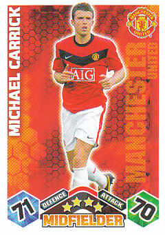 Michael Carrick Manchester United 2009/10 Topps Match Attax #228